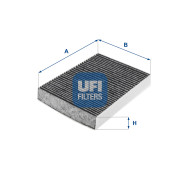 54.249.00 UFI filter vnútorného priestoru 54.249.00 UFI