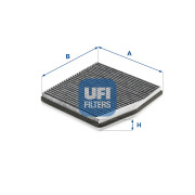 54.262.00 Filtr, vzduch v interiéru UFI