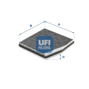 54.262.00 UFI filter vnútorného priestoru 54.262.00 UFI