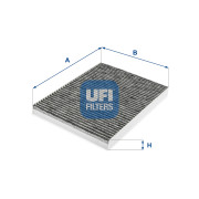 54.263.00 UFI filter vnútorného priestoru 54.263.00 UFI