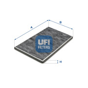 54.278.00 UFI filter vnútorného priestoru 54.278.00 UFI