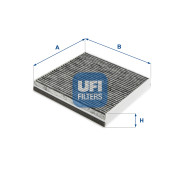 54.282.00 Filtr, vzduch v interiéru UFI