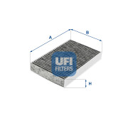 54.285.00 UFI filter vnútorného priestoru 54.285.00 UFI