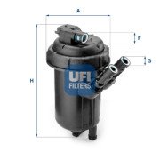 55.114.00 Palivový filtr UFI