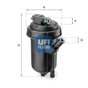 55.125.00 Palivový filtr UFI