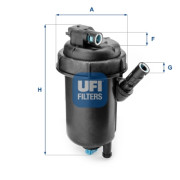 55.139.00 UFI palivový filter 55.139.00 UFI