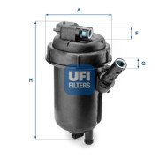 55.152.00 UFI palivový filter 55.152.00 UFI