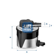 55.170.00 UFI palivový filter 55.170.00 UFI