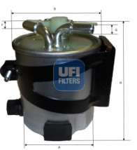 55.417.00 UFI palivový filter 55.417.00 UFI