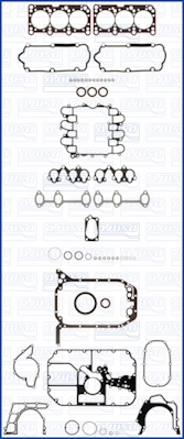 50176600 Kompletní sada těsnění, motor FIBERMAX AJUSA