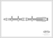 19018127 CORTECO brzdová hadica 19018127 CORTECO