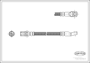 19018464 CORTECO brzdová hadica 19018464 CORTECO