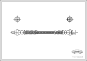 19018904 CORTECO brzdová hadica 19018904 CORTECO