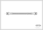 19018905 CORTECO brzdová hadica 19018905 CORTECO