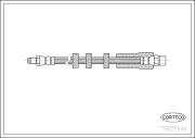 19025848 CORTECO brzdová hadica 19025848 CORTECO