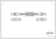 19026869 CORTECO brzdová hadica 19026869 CORTECO