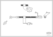 19032140 Brzdová hadice CORTECO