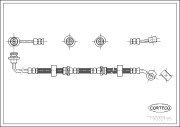 19032195 Brzdová hadice CORTECO