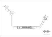 19032410 CORTECO brzdová hadica 19032410 CORTECO