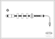 19032427 Brzdová hadice CORTECO
