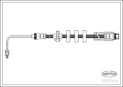 19032428 Brzdová hadice CORTECO