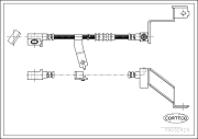 19032429 Brzdová hadice CORTECO