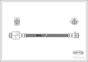 19032439 CORTECO brzdová hadica 19032439 CORTECO