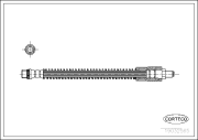 19032565 CORTECO brzdová hadica 19032565 CORTECO