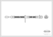 19032775 CORTECO brzdová hadica 19032775 CORTECO