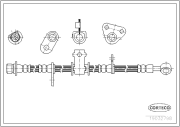 19032798 CORTECO brzdová hadica 19032798 CORTECO
