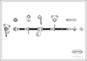 19032900 Brzdová hadice CORTECO