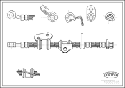 19032905 Brzdová hadice CORTECO