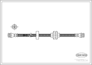 19033034 CORTECO brzdová hadica 19033034 CORTECO
