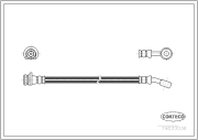 19033036 Brzdová hadice CORTECO