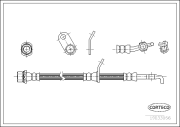 19033056 Brzdová hadice CORTECO