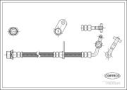 19033083 CORTECO brzdová hadica 19033083 CORTECO