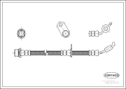 19033101 CORTECO brzdová hadica 19033101 CORTECO