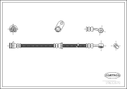 19033572 CORTECO brzdová hadica 19033572 CORTECO