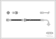 19033583 CORTECO brzdová hadica 19033583 CORTECO
