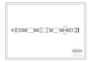 19034328 CORTECO brzdová hadica 19034328 CORTECO