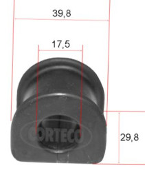 49371775 Držák, Příčný stabilizátor CORTECO