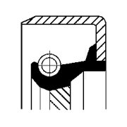 12011441B Těsnicí kroužek hřídele, hřídel převodovky CORTECO