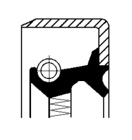 12014351B Těsnicí kroužek hřídele, náboj kola CORTECO