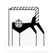 01029737B Těsnicí kroužek hřídele, diferenciál CORTECO