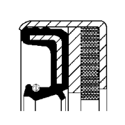 12001895B CORTECO tesniaci krúżok hriadeľa diferenciálu 12001895B CORTECO