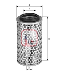 S 0650 A Vzduchový filtr SOFIMA