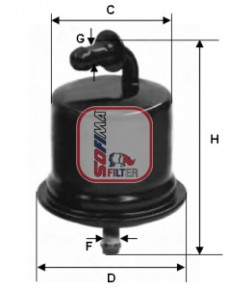 S 1724 B Palivový filtr SOFIMA
