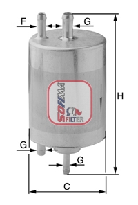 S 1841 B Palivový filtr SOFIMA