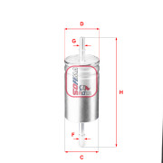 S 1842 B Palivový filtr SOFIMA