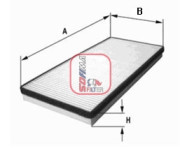 S 3026 C Filtr, vzduch v interiéru SOFIMA